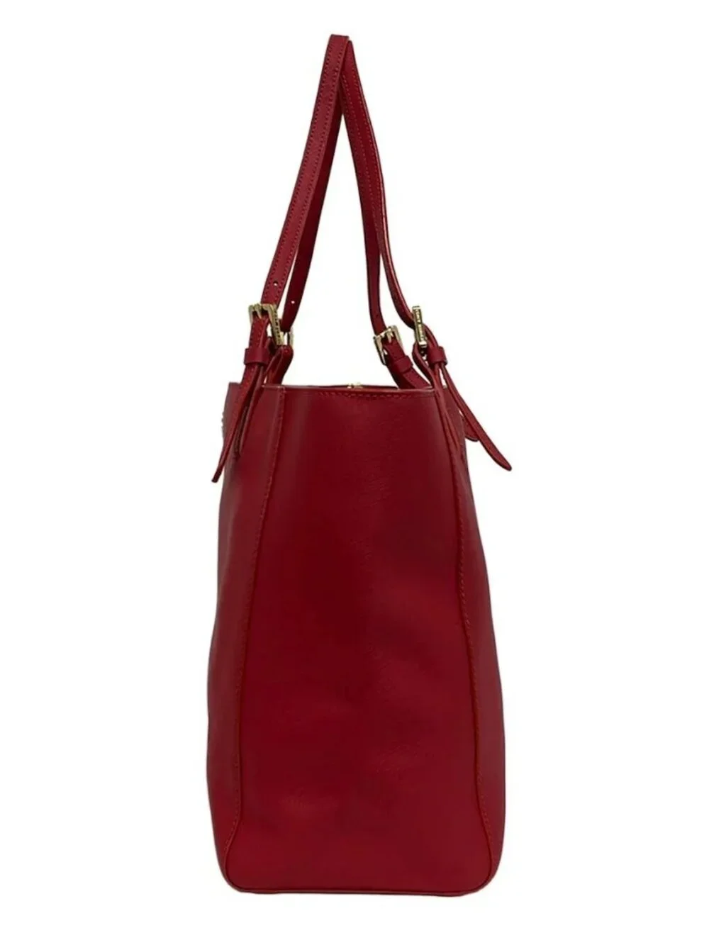 TORY BURCH Bordeaux Leather Shoulder Bag